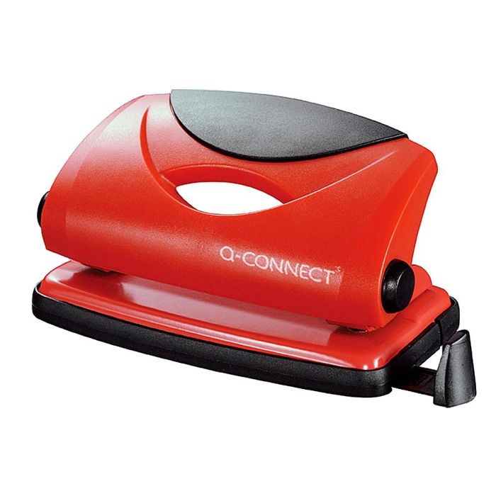 Taladrador Q-Connect Kf02154 Rojo Abertura 1 mm Capacidad 10 Hojas 1