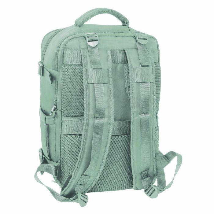 Mochila Escolar Safta Verde pastel Azul 2