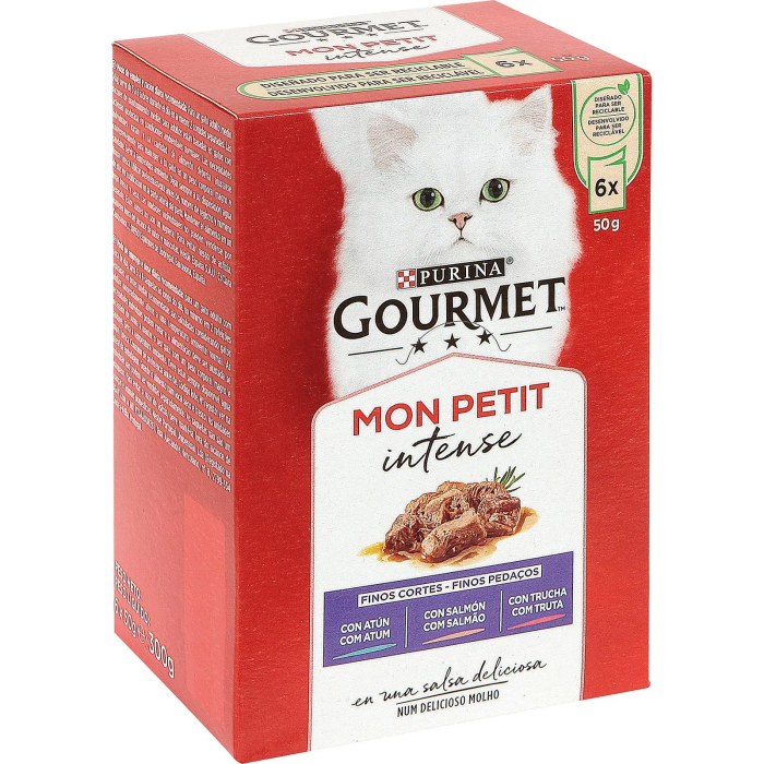 Purina Gourmet Mon Petit Pescados Caja 6x50 gr