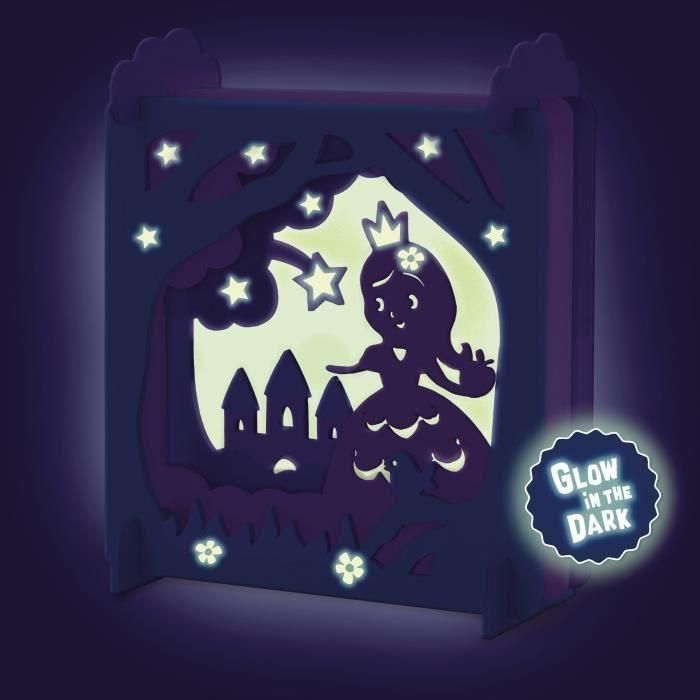 Caja de sombras con tema de cuento de hadas (brilla en la oscuridad) - SES CREATIVE 3 Caja de sombras con tema de cuento de hadas (brilla en la oscuridad) - SES CREATIVE 3