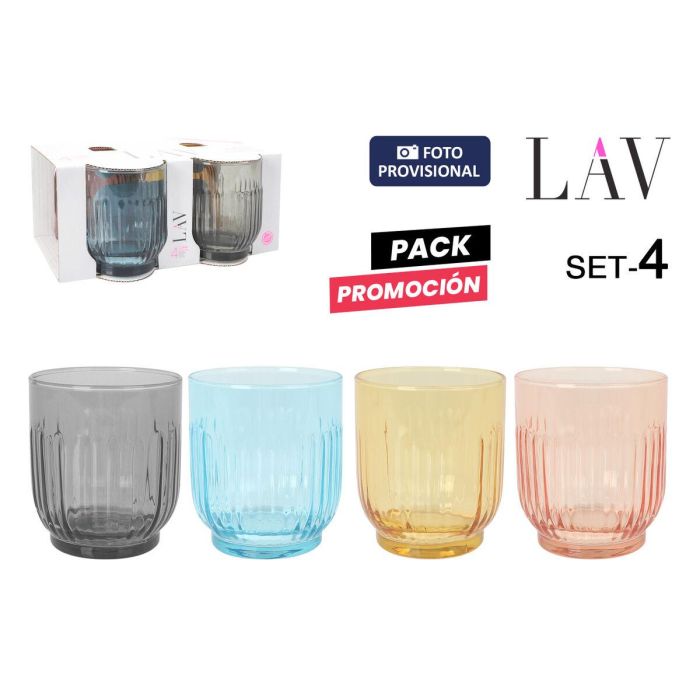 Set de Vasos LAV TOKYO 4 Piezas (6 Unidades) 1 Set de Vasos LAV TOKYO 4 Piezas (6 Unidades) 1