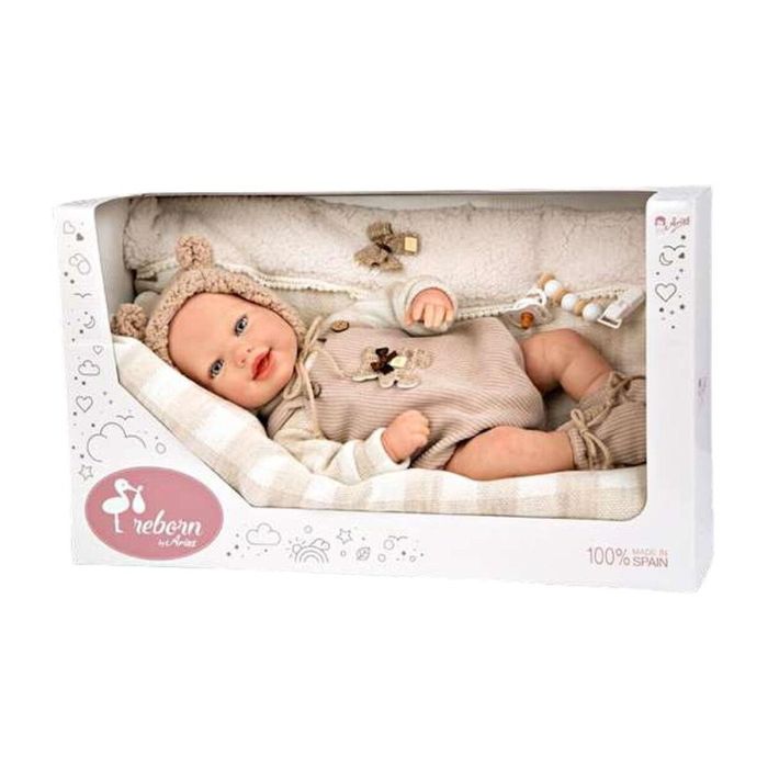 Muñeco reborn ruben c/cojin, cuerpo blando 45 cm 2 Muñeco reborn ruben c/cojin, cuerpo blando 45 cm 2