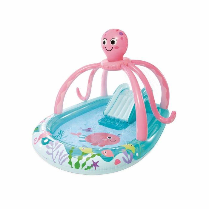 Piscina hinchable centro de juegos pulpo. (capacidad 229litros) (+2 años) 2,34x1,83x1,50 cm