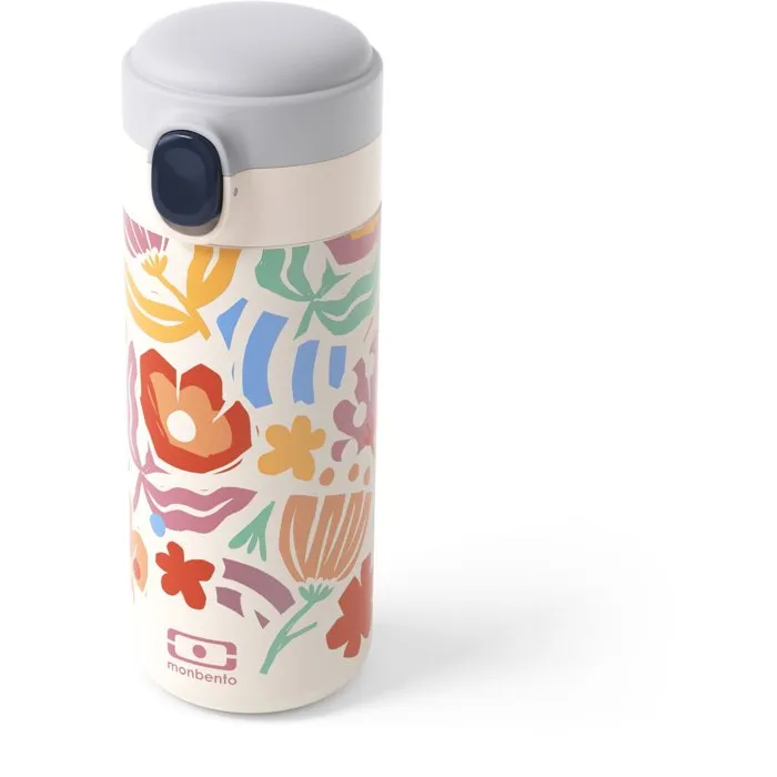 Monbento Botella Térmica con Boquilla para Niños Apertura Rápida - Pop Paper Cut