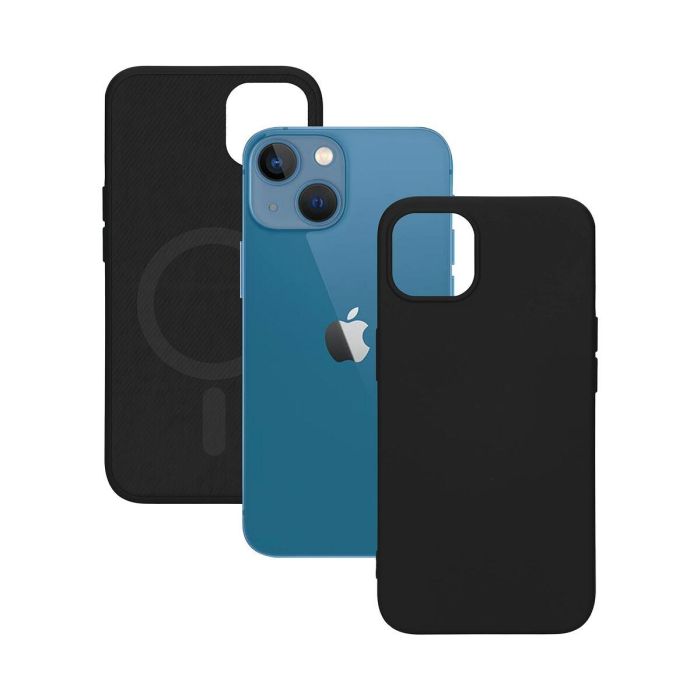 Funda para Móvil KSIX iPhone 13 mini Negro 3 Funda para Móvil KSIX iPhone 13 mini Negro 3