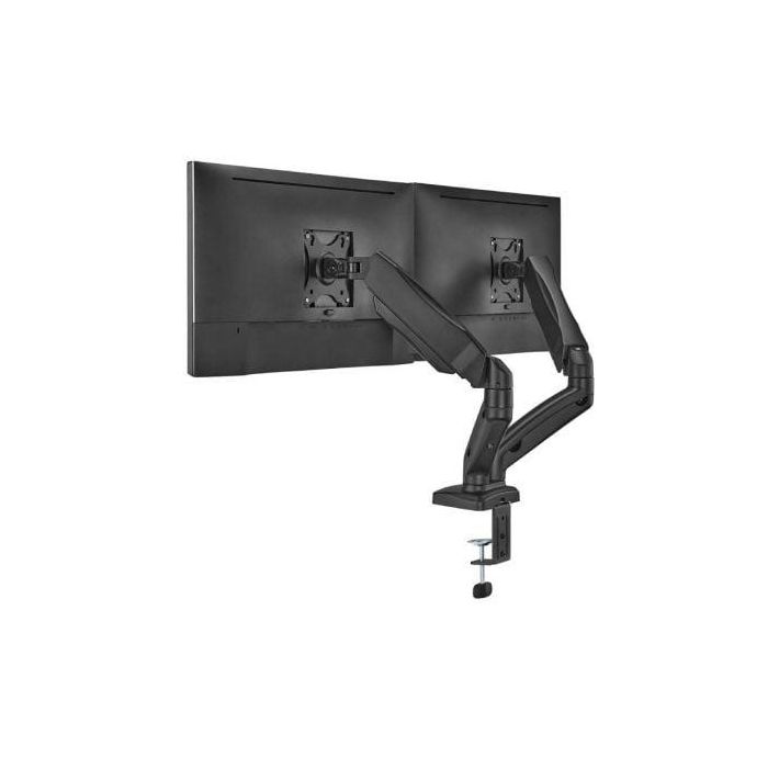 AISENS - SOPORTE DE MESA PRO CONTRAPESO GIRATORIO E INCLINABLE PARA MONITOR/TV 9KG (3 PIVOTES, 2 BRAZOS) DE 17-32, NEGRO 2