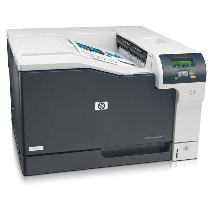 HP CP5225n Impresora Láser Color Profesional A3 para Empresas, Documentos Gran Formato, Calidad Superior con Tóner ColorSphere 1