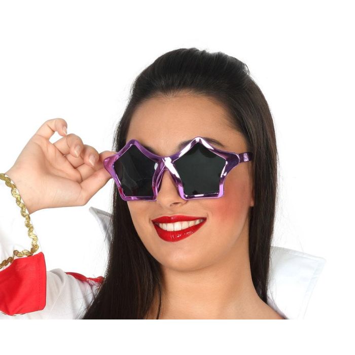 Gafas Estrellas Rock Morado