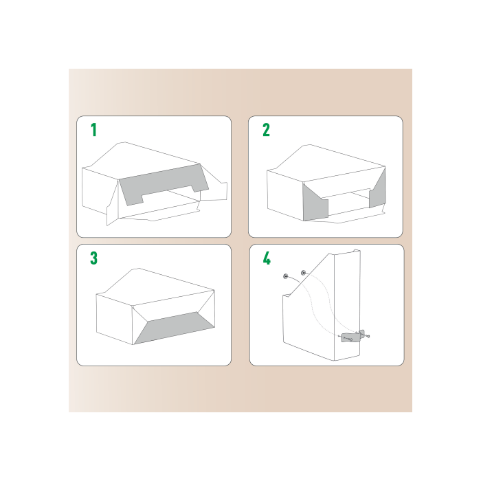 Pack 2 Revisteros de Cartón Color Verde Leitz 24710050 3