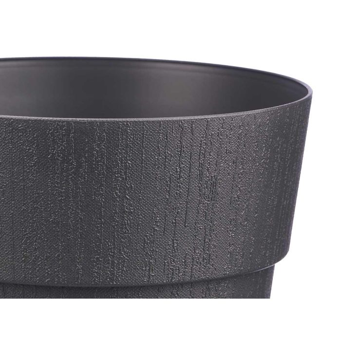 Maceta Plastico 30 Cm Ethica Antracita Stefanplast (6 Unidades) 3 Maceta Plastico 30 Cm Ethica Antracita Stefanplast (6 Unidades) 3