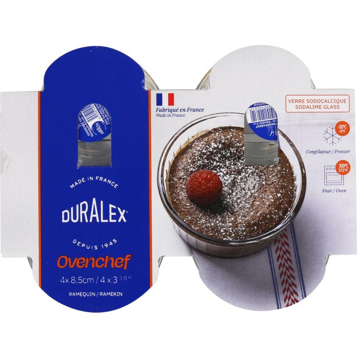 Set 4 Ramequin Transparente Ovenchef 13Cl Duralex (24 Cajas) 3 Set 4 Ramequin Transparente Ovenchef 13Cl Duralex (24 Cajas) 3