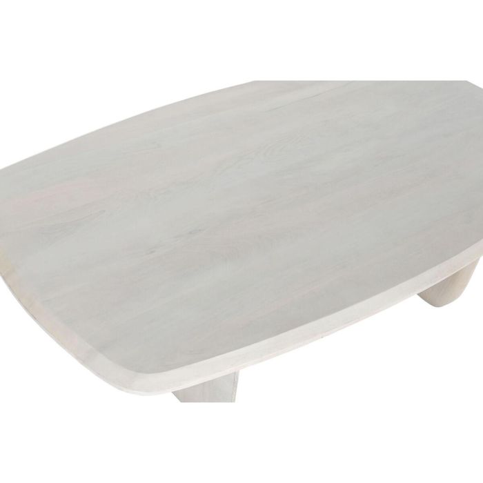 Mesa de Centro Home ESPRIT Blanco 137 x 76 x 45 cm 1 Mesa de Centro Home ESPRIT Blanco 137 x 76 x 45 cm 1