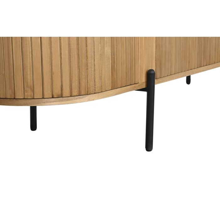 Mueble Tv Balines DKD Home Decor Natural Negro 40 x 55 x 180 cm 5 Mueble Tv Balines DKD Home Decor Natural Negro 40 x 55 x 180 cm 5