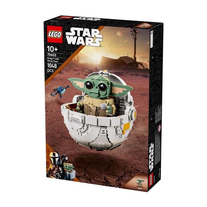 LEGO Star Wars: The Mandalorian 75403 Grogu y su cochecito - Set de construcción 10 años 1 LEGO Star Wars: The Mandalorian 75403 Grogu y su cochecito - Set de construcción 10 años 1