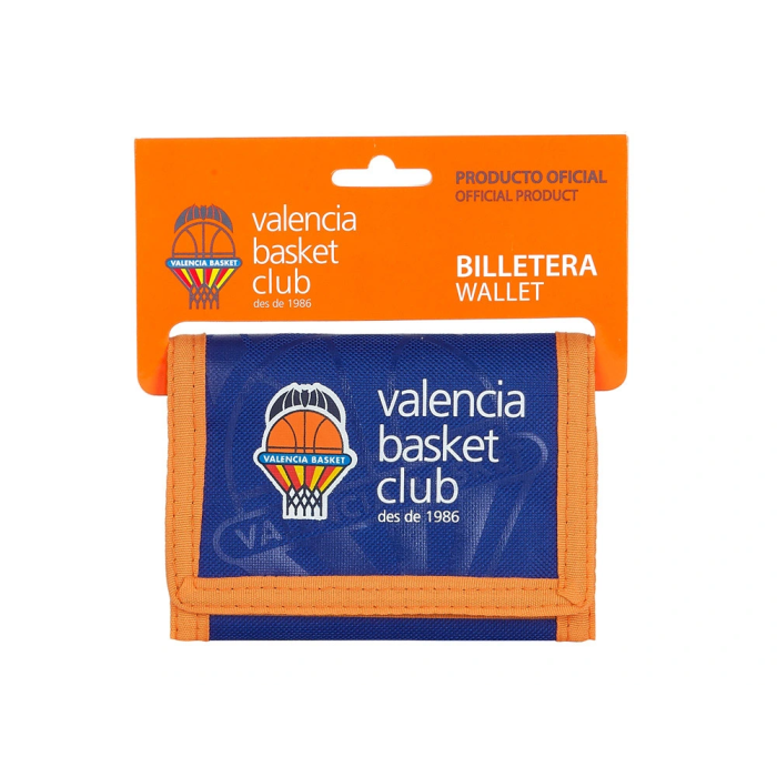 Safta Billetera con cabecera Valencia Basket 12,5x9,5cm Azul y Naranja 0 Safta Billetera con cabecera Valencia Basket 12,5x9,5cm Azul y Naranja 0