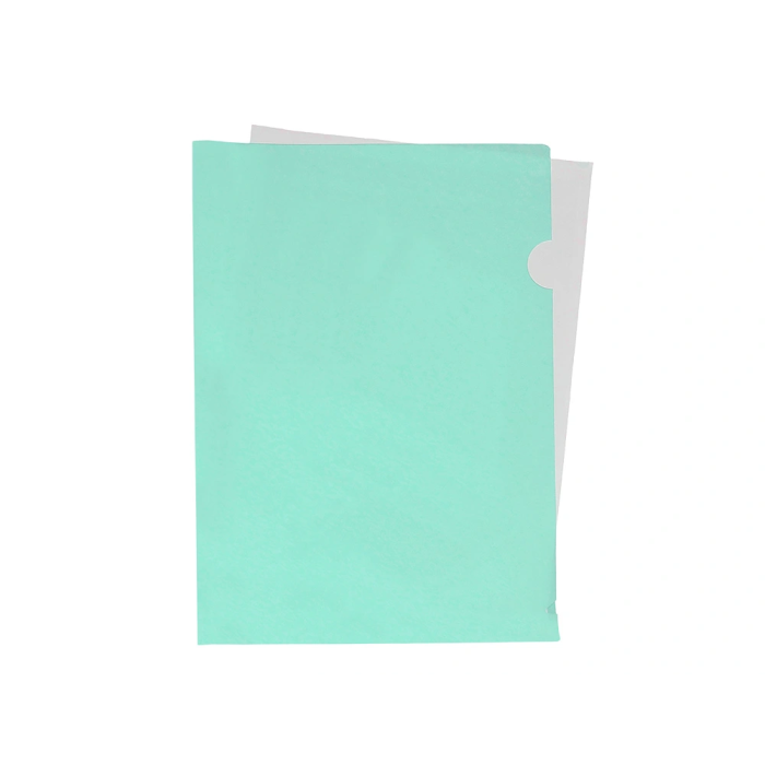 Liderpapel Dossier Uñero Polipropileno DIN A4 Verde Manzana Opaco Capacidad 20 Hojas 4