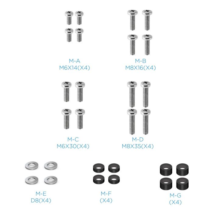 TOOQ SOPORTE PARED PANTALLAS 37-80" GIRA/INCLI NEGRO 3