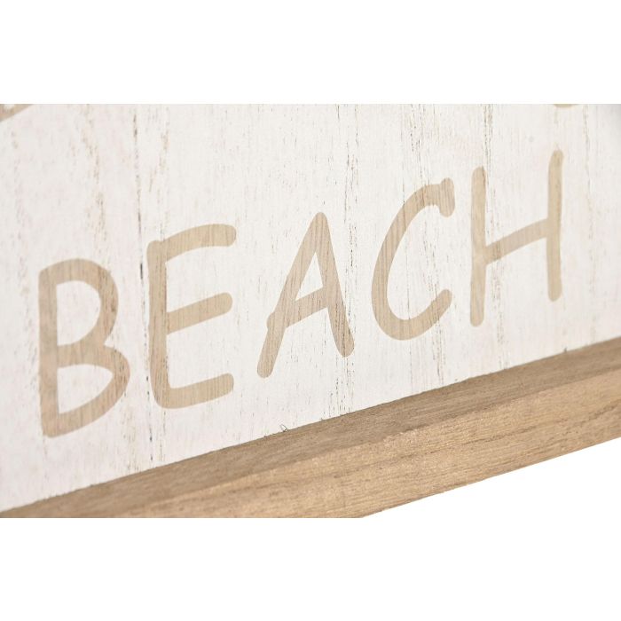 DKD Home Decor Hangzhou design 26b Cuadro Mediterraneo Blanco Natural MDF 2 x 40 x 40 cm (3 Unidades)