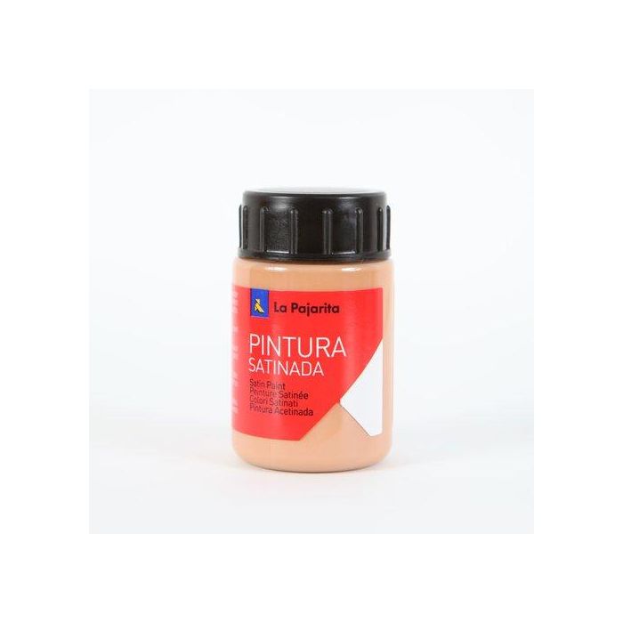 La Pajarita Témpera Escolar Satinada 35 mL Amarillo Siena Oscuro - L-05