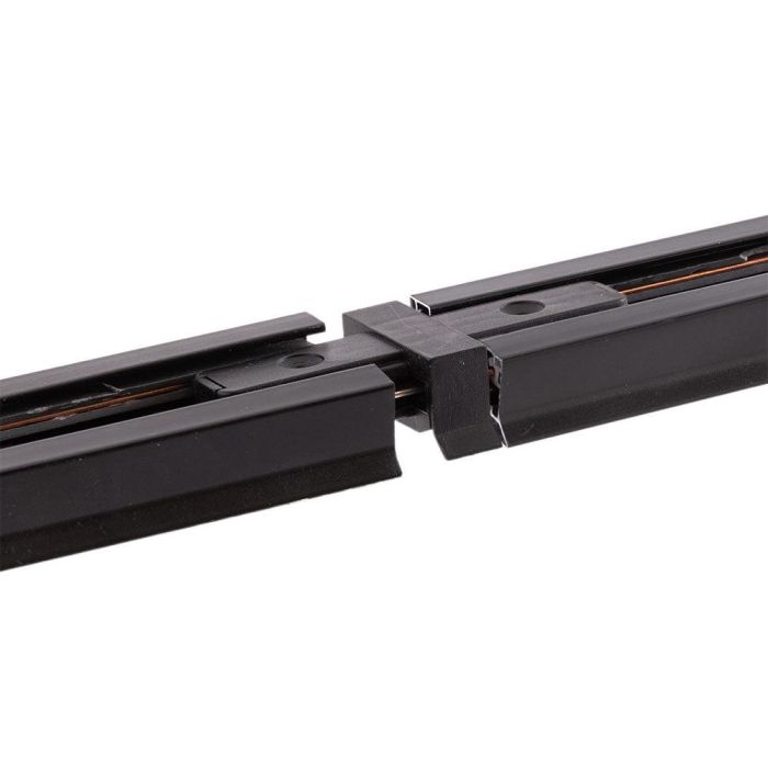 Conector Recto Carril Monofásico Negro [HO-PL218000RN] 1
