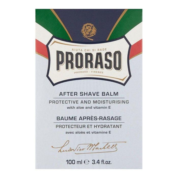 Proraso Línea Azul Bálsamo After Shave con Aloe y Vitamina E. Hidratante, Ligero, para Hombre. Sin Alcohol. 100 ml. 3 Proraso Línea Azul Bálsamo After Shave con Aloe y Vitamina E. Hidratante, Ligero, para Hombre. Sin Alcohol. 100 ml. 3