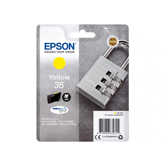 EPSON Singlepack Yellow 35 DURABrite Ultra Ink 1