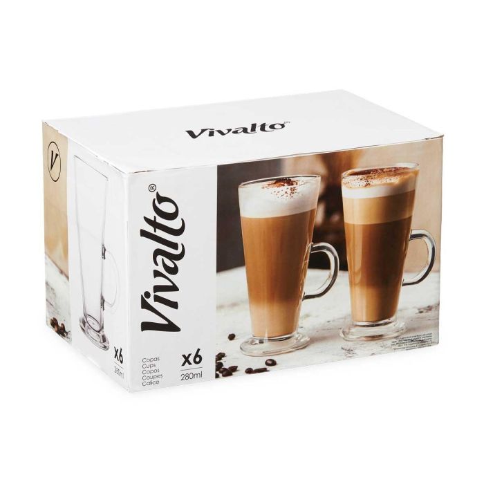 Copa Vidrio Cafe Latte 280Ml Vivalto 10X14CM (24 Unidades) 2 Copa Vidrio Cafe Latte 280Ml Vivalto 10X14CM (24 Unidades) 2