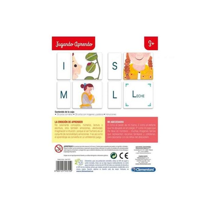 Juego primer alfabeto. 26 minipuzles encajables para conocer letras y palabras. 6 Juego primer alfabeto. 26 minipuzles encajables para conocer letras y palabras. 6