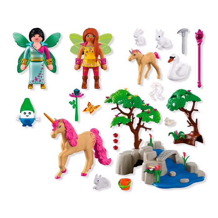 PLAYMOBIL Hadas De Excursión 72067 - Set de Juego con Unicornios, Animales del Bosque y Figuras de Hadas para Niños +4 Años 2 PLAYMOBIL Hadas De Excursión 72067 - Set de Juego con Unicornios, Animales del Bosque y Figuras de Hadas para Niños +4 Años 2