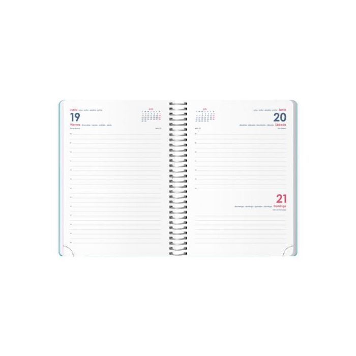 Dohe Agenda Anual Memphis Espiral 15x21 cm Dp Cierre C-Goma Pp Verde 2026 Dohe Agenda Anual Memphis Espiral 15x21 cm Dp Cierre C-Goma Pp Verde 2026