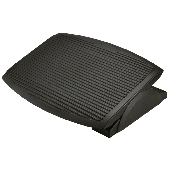 Q-connect Reposapiés Ajustable Ergonómico de Poliestireno, 450 x 115 x 340 mm 1