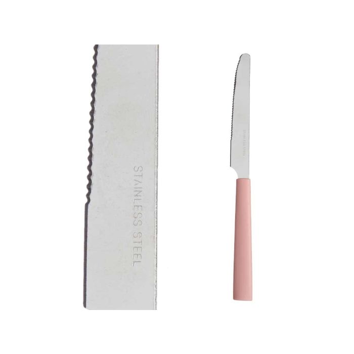 Set 6 Cuchillos Surtidos Menta Rosa - Kinvara - 9x28.3x3 cm - Metal y Plástico (12 Unidades) 1 Set 6 Cuchillos Surtidos Menta Rosa - Kinvara - 9x28.3x3 cm - Metal y Plástico (12 Unidades) 1