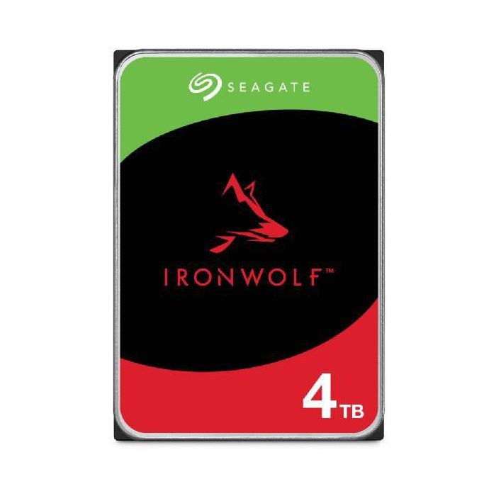 Seagate IronWolf NAS Disco Duro 4 TB 3.5" SATA 6Gb/s 5400 RPM 202MB/s CMR con Sensor RV para entornos multiusuario 0 Seagate IronWolf NAS Disco Duro 4 TB 3.5" SATA 6Gb/s 5400 RPM 202MB/s CMR con Sensor RV para entornos multiusuario 0