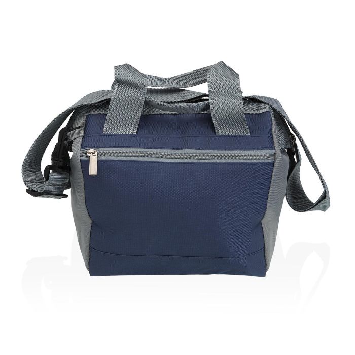 Fiambrera Isotérmica Versa 7L Gris y Azul 22x24x15 cm (2 Unidades) 1 Fiambrera Isotérmica Versa 7L Gris y Azul 22x24x15 cm (2 Unidades) 1