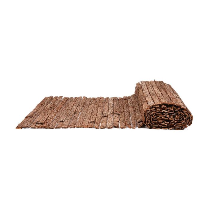 Faura Corteza natural de abeto simple cara 1,5x3m, cosida con alambre plastificado marrón f27102 Faura Corteza natural de abeto simple cara 1,5x3m, cosida con alambre plastificado marrón f27102