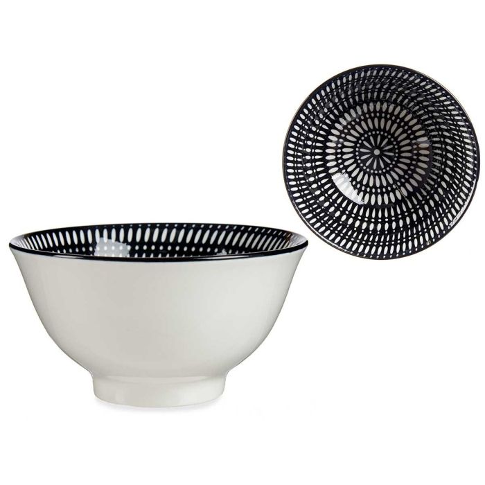 Bowl Kinvara 16 cm Negro Etnico - Porcelana, 500 ml, Apto Lavavajillas (24 Unidades) Bowl Kinvara 16 cm Negro Etnico - Porcelana, 500 ml, Apto Lavavajillas (24 Unidades)