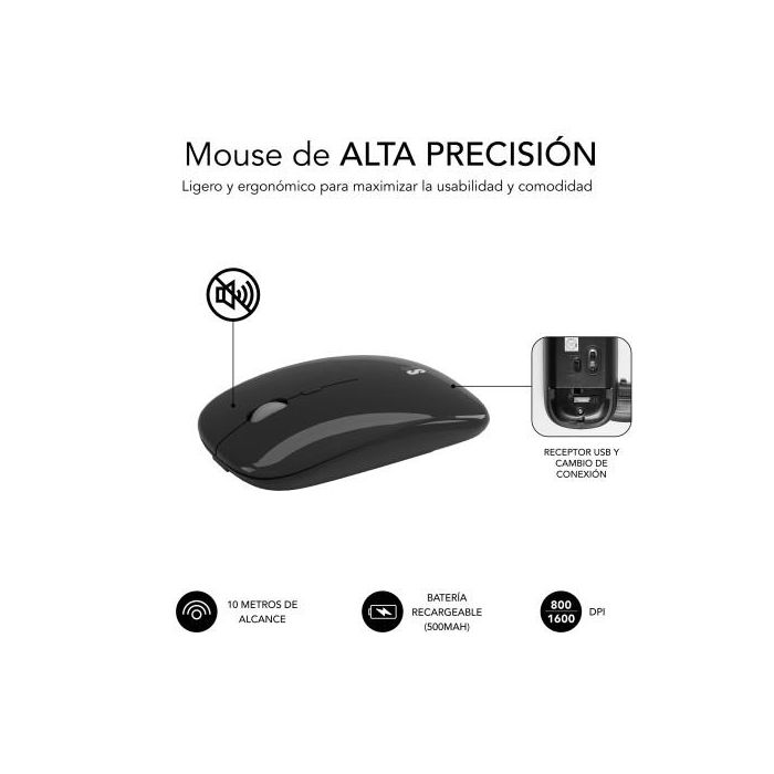 SUBBLIM Combo Dual Prestige Extendido Gris/Negro 6