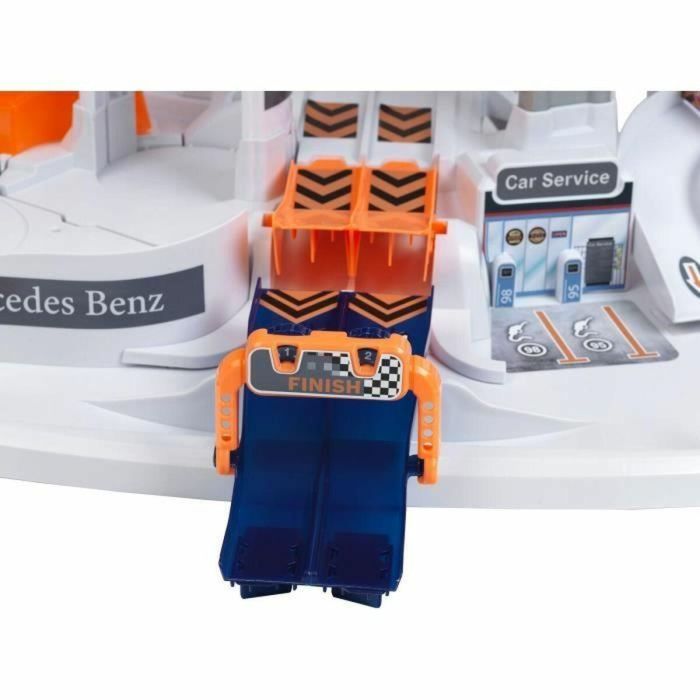 Klein Mercedes-Benz Mega Universe Garage 3809 Garaje de Juguete con Funciones Electrónicas, Catapulta, Bucle y Túnel para Niños a Partir de 3 Años 2