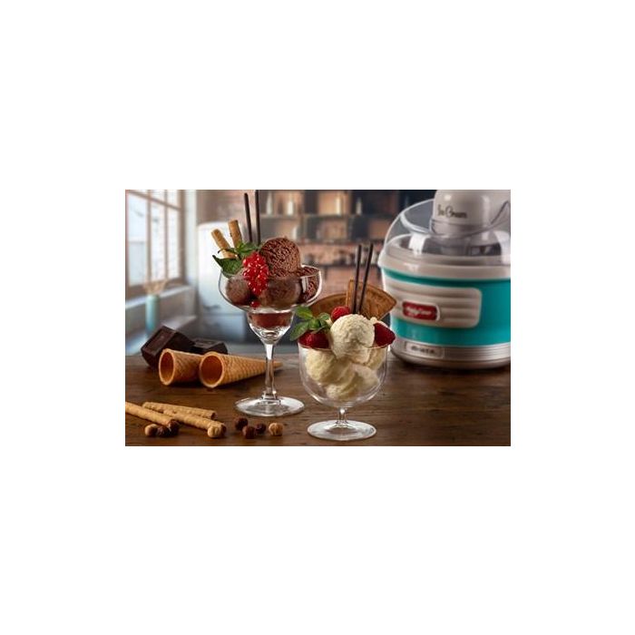 Ariete 643/01 Heladera Eléctrica Party Time Azul, Diseño Exclusivo, 1.5L, Hace Helados en 30 Minutos 7 Ariete 643/01 Heladera Eléctrica Party Time Azul, Diseño Exclusivo, 1.5L, Hace Helados en 30 Minutos 7
