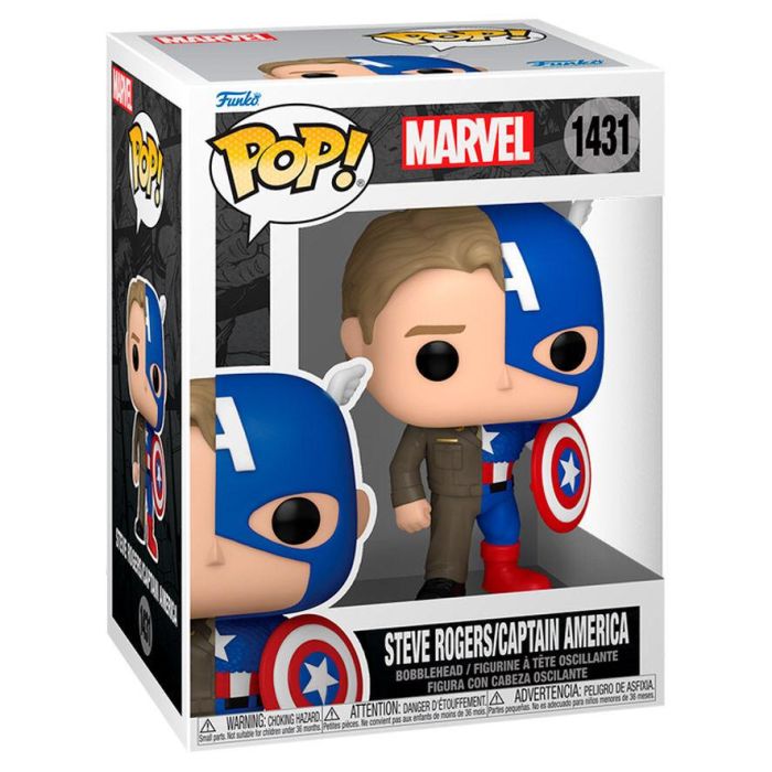 Figura POP Marvel Steve Rogers/Capitan America 1