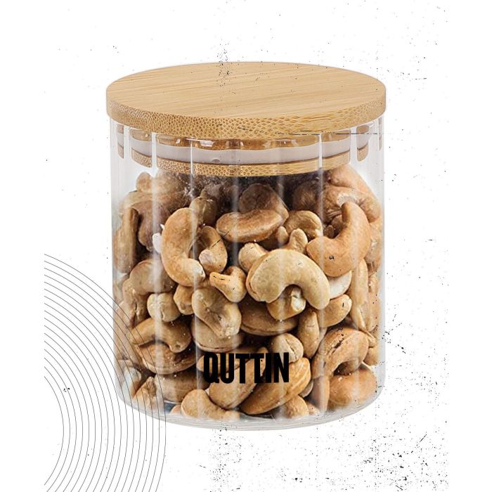 Quttin Tarro Boro Ottico Bamboo, 9x9x11.5 cm, 500 ml (12 Unidades) 5 Quttin Tarro Boro Ottico Bamboo, 9x9x11.5 cm, 500 ml (12 Unidades) 5