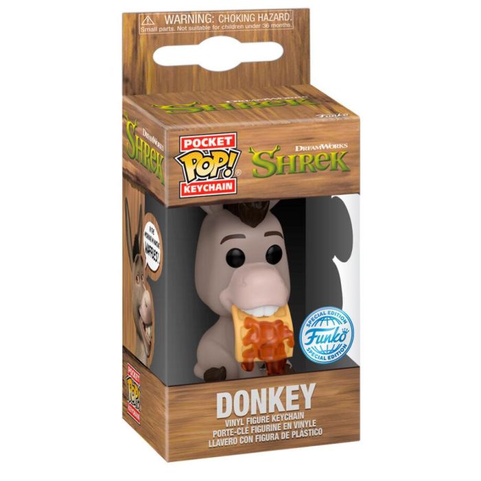 Funko Llavero Funko Pop Shrek Asno - Colección Shrek 1 Funko Llavero Funko Pop Shrek Asno - Colección Shrek 1