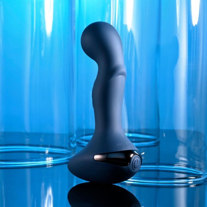Vibrador Anal Negro Evolved Zero Tolerance Azul 3 Vibrador Anal Negro Evolved Zero Tolerance Azul 3