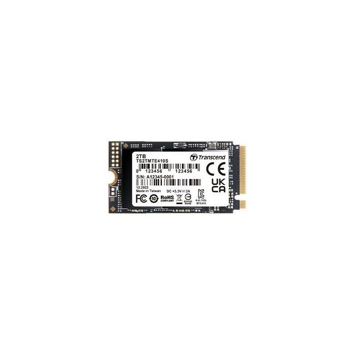 Transcend 2TB M.2 2242 PCIe Gen4x4 NVMe 3D TLC DRAM-less SSD Interno
