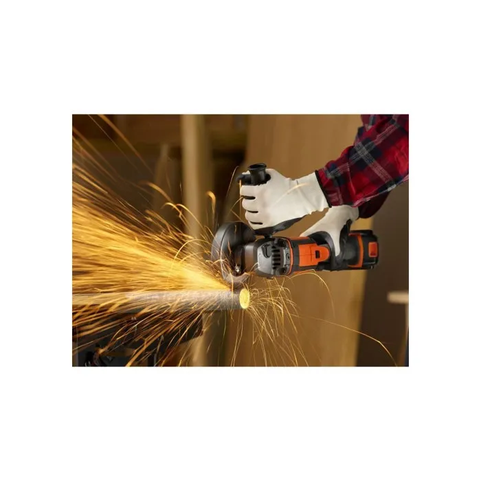 Black+Decker Amoladora Angular BCG720N-XJ 18V 125mm Para Schleif- und Trennarbeiten 2