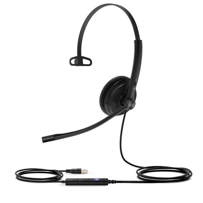 Yealink UH34 Lite Mono Auricular USB con Cable para Teams, 20 Hz-20 kHz, Driver de 28 mm, 1.2 m 1