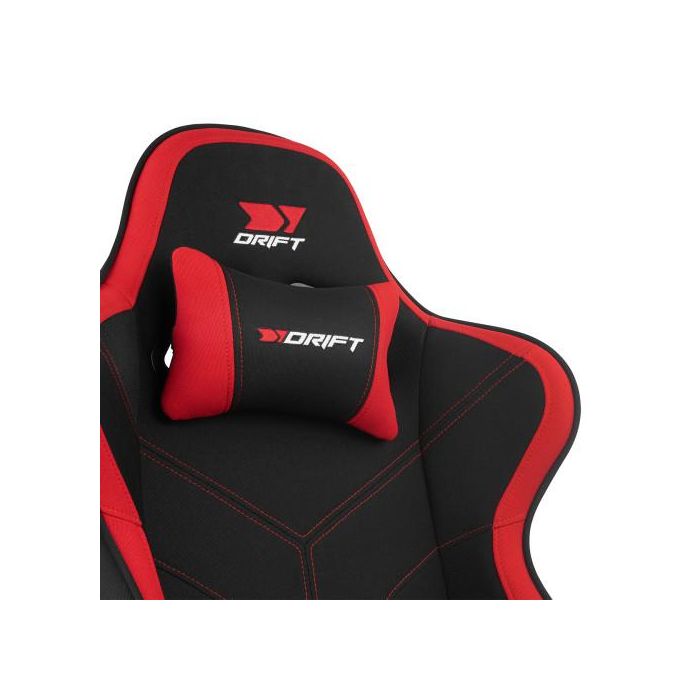 DRIFT DR110BR silla para videojuegos Butaca para jugar Asiento acolchado Negro, Rojo 5