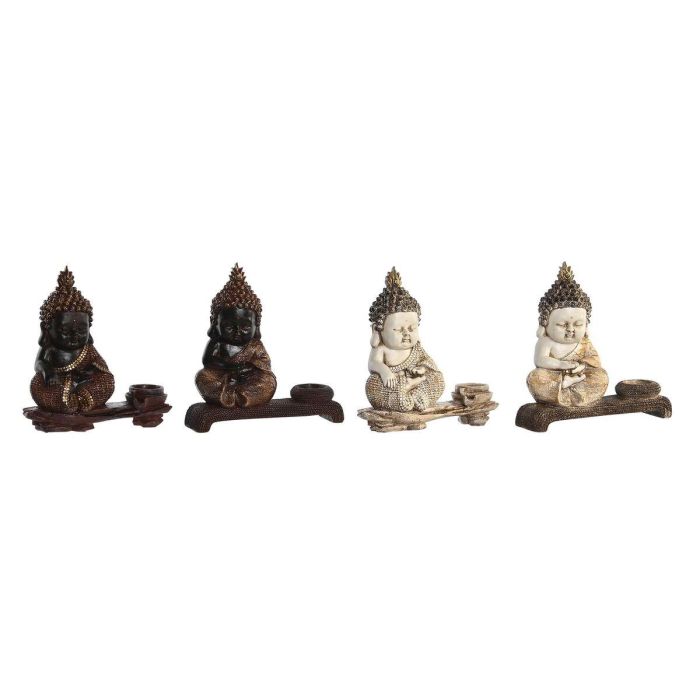 Figura Oriental DKD Home Decor Rojo Beige 8.2 x 23 x 22 cm (4 Unidades) Figura Oriental DKD Home Decor Rojo Beige 8.2 x 23 x 22 cm (4 Unidades)