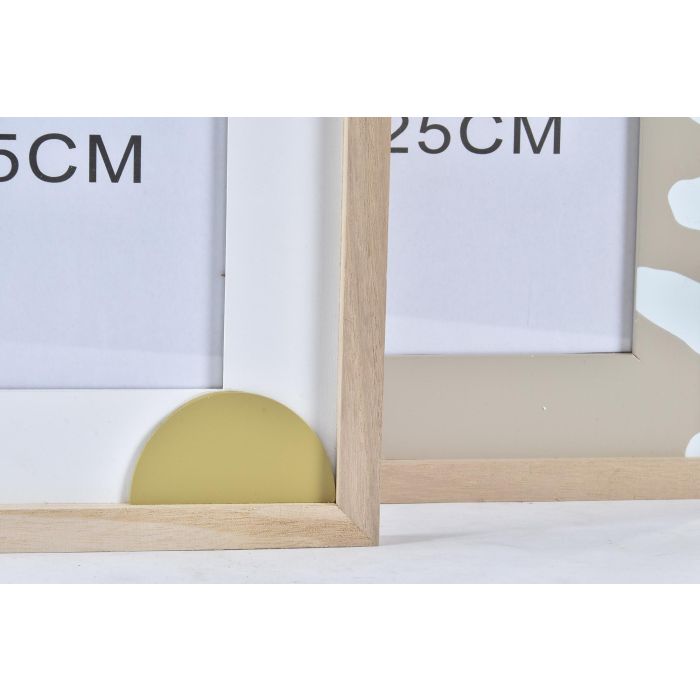 DKD Home Decor Marco de Fotos 20x25 cm Urban para Pared, Marrón Blanco, Madera MDF y Cristal, 35.5x30 cm, Pack 12 Unidades 2 DKD Home Decor Marco de Fotos 20x25 cm Urban para Pared, Marrón Blanco, Madera MDF y Cristal, 35.5x30 cm, Pack 12 Unidades 2