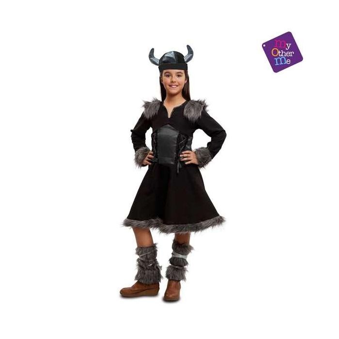 Disfraz vikinga salvaje 1-2 años niña (vestido, calentadores y casco) 2 Disfraz vikinga salvaje 1-2 años niña (vestido, calentadores y casco) 2